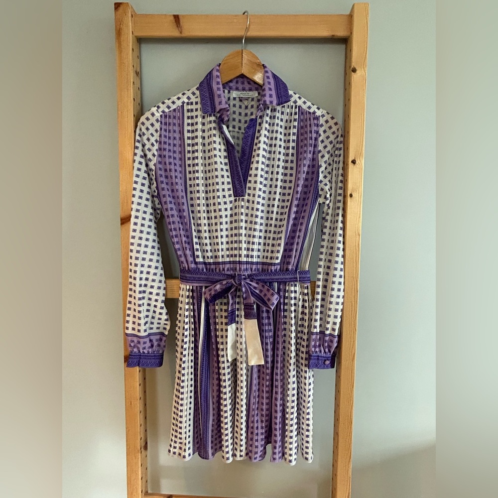 Vintage 1970s PCF Petites Styled by Hal Ferman Accordion Pleated Dress Size 8/S
